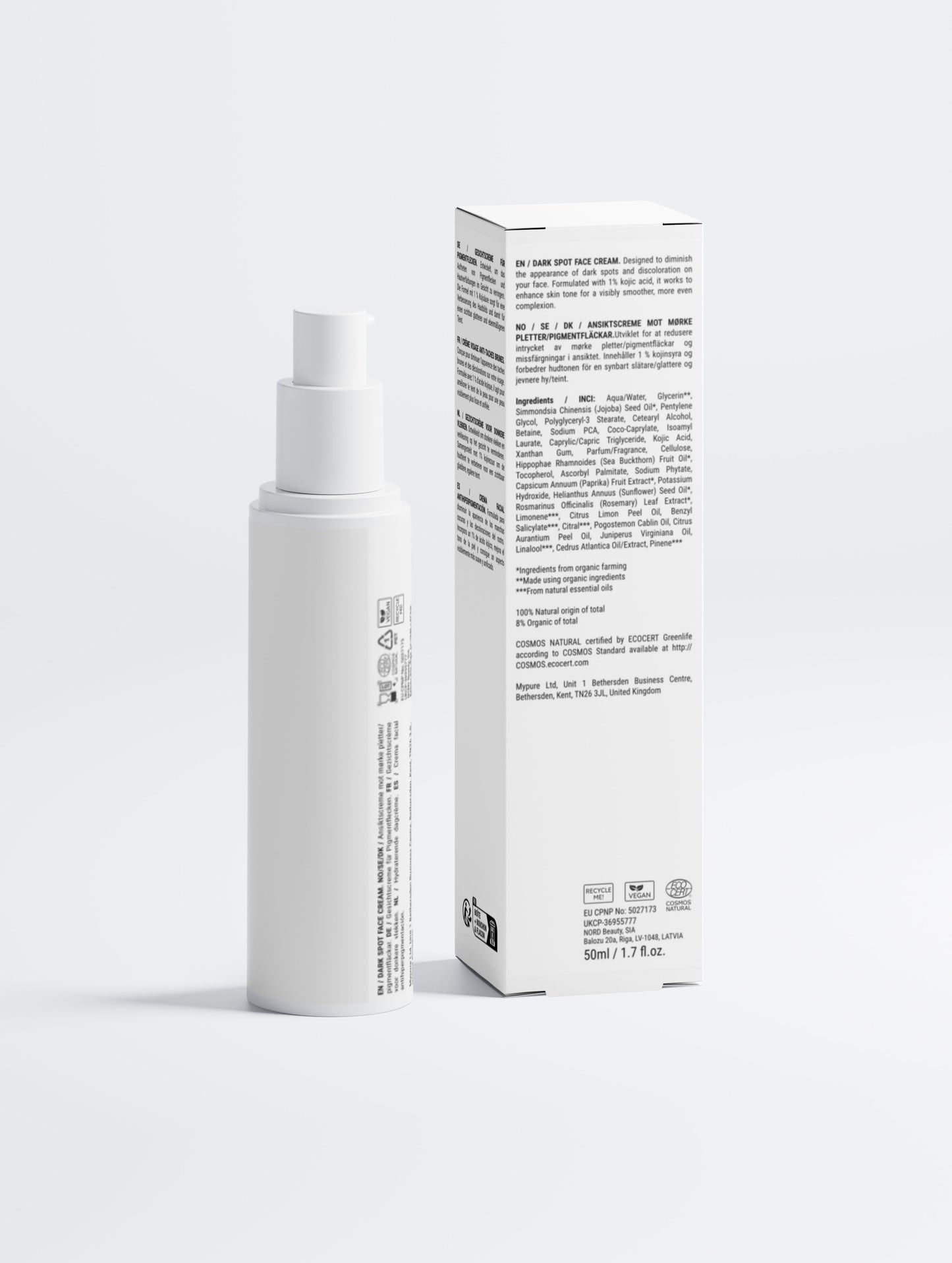 Dark Spot Face Cream with Kojic Acid