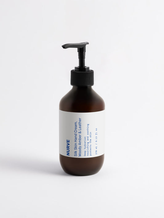 Silk Skin Hand Cream, Woody Amber & Leather